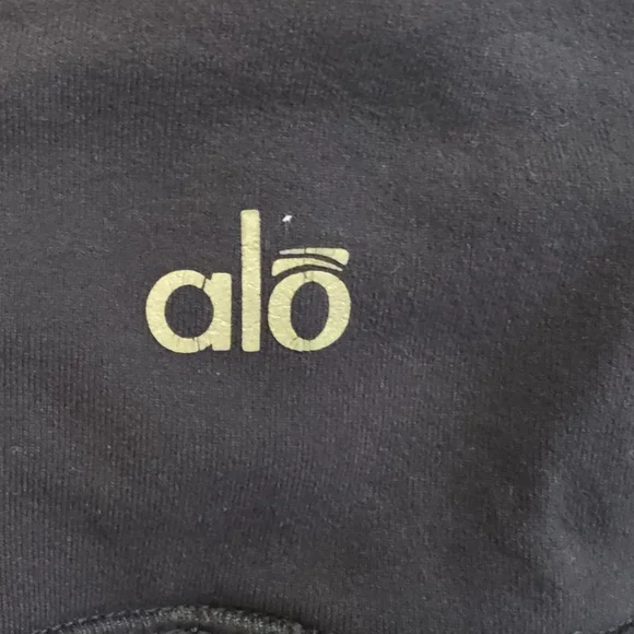 ALO Womens Navy Blue Athletic Leggings Compression Size M, Slight Piling - Picture 9 of 12